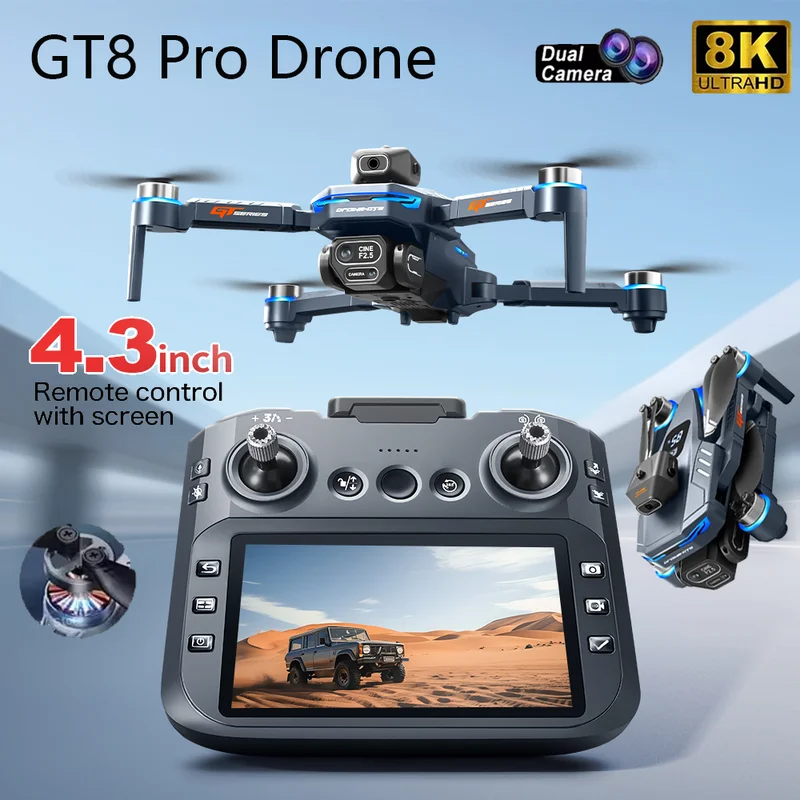 Drone Aerial Photography - 2026 New GT8 Drone GPS 8K