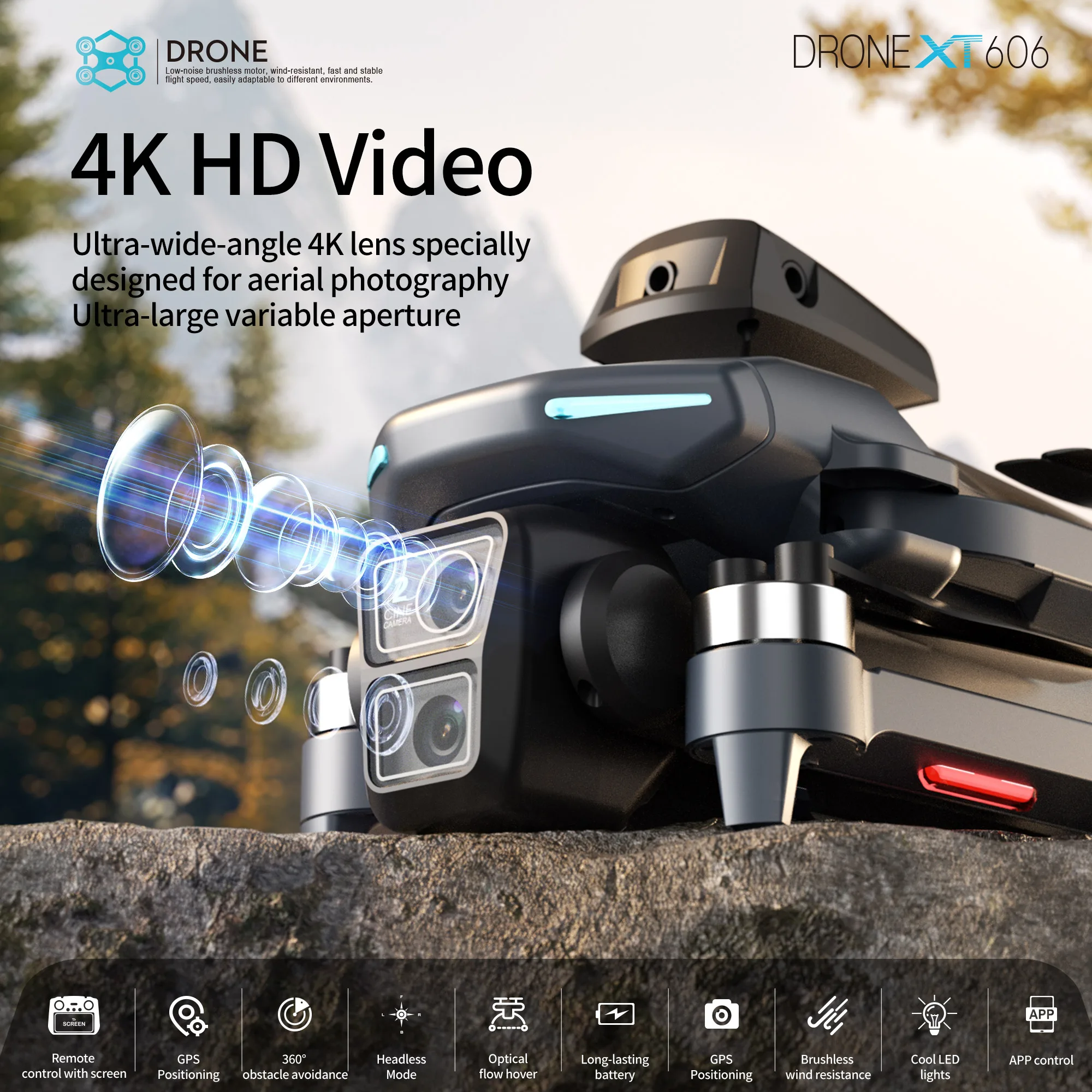 Lenovo XT606 Drone Professiona - Drone Multispectral ulasan dan harga