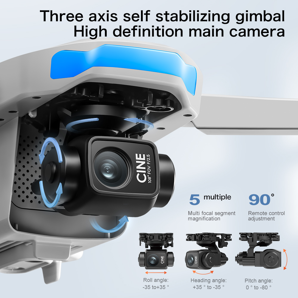 S-X1 MAX GPS Drone with 3-Axis - Drone Multispectral ulasan dan harga