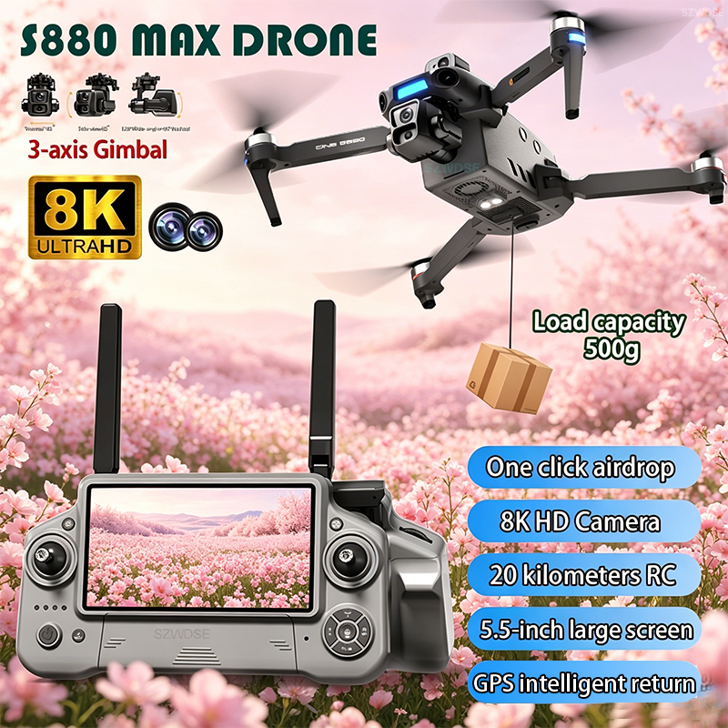 2026 New 8K Dual Camera Drone  - Drone Mapping ulasan dan harga