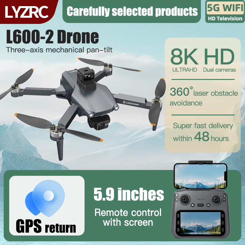 LYZRC L600-2 MAX GPS Drone 3-A - Drone Multispectral ulasan dan harga